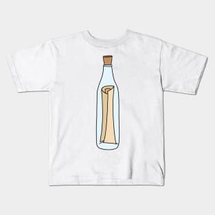 Message in a Bottle Kids T-Shirt